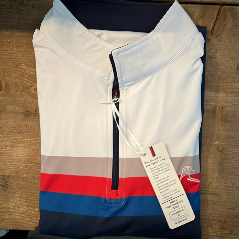Rhoback 1/4 zip. The “all American block”